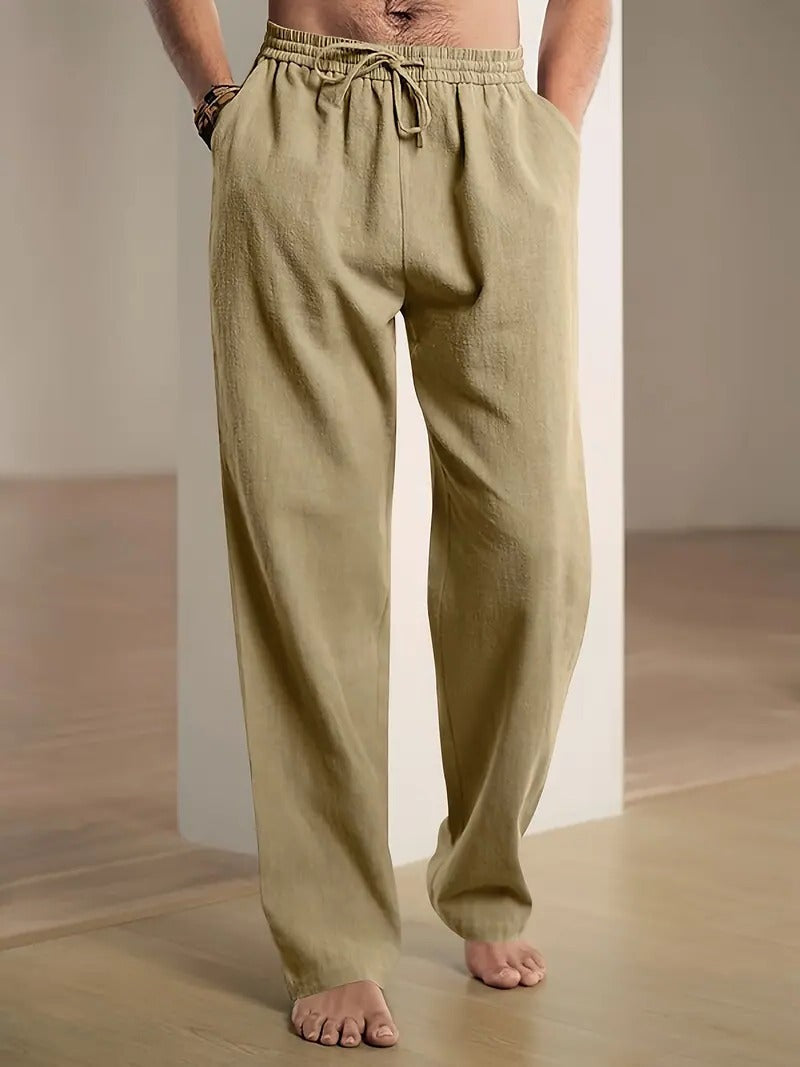 Chic Lightweight Linen Trousers for Men