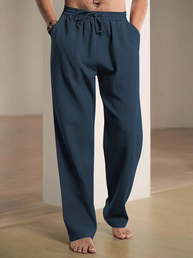 Chic Lightweight Linen Trousers for Men