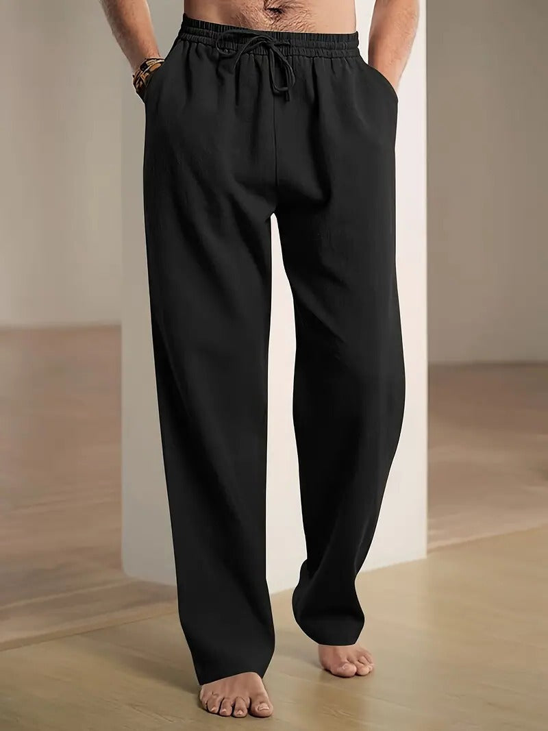 Chic Lightweight Linen Trousers for Men