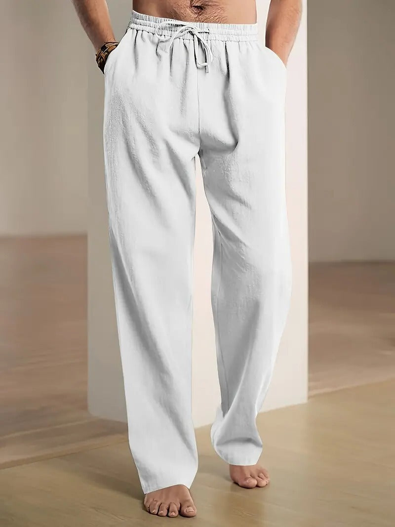 Chic Lightweight Linen Trousers for Men