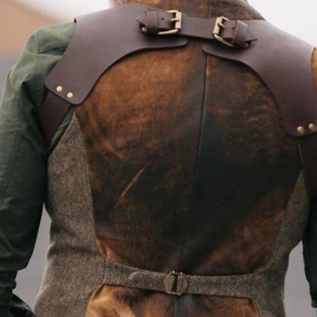 Classic Leather Waistcoat for Men - Elevate Your Style