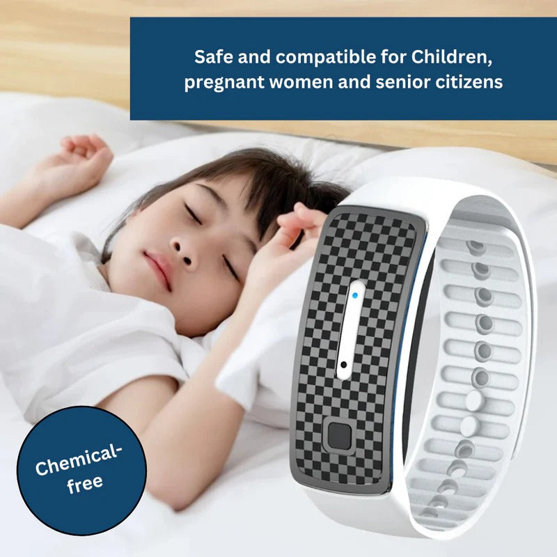 InsectGuard Ultrasonic Bracelet for Summer Protection