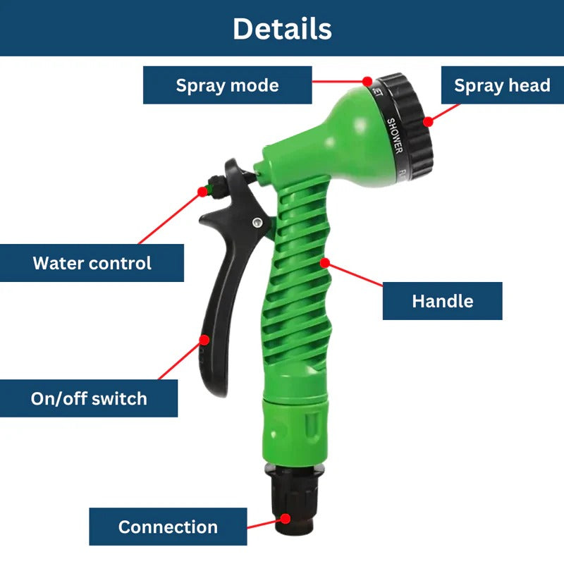 Versatile Expandable Garden Hose with Telescoping Feature