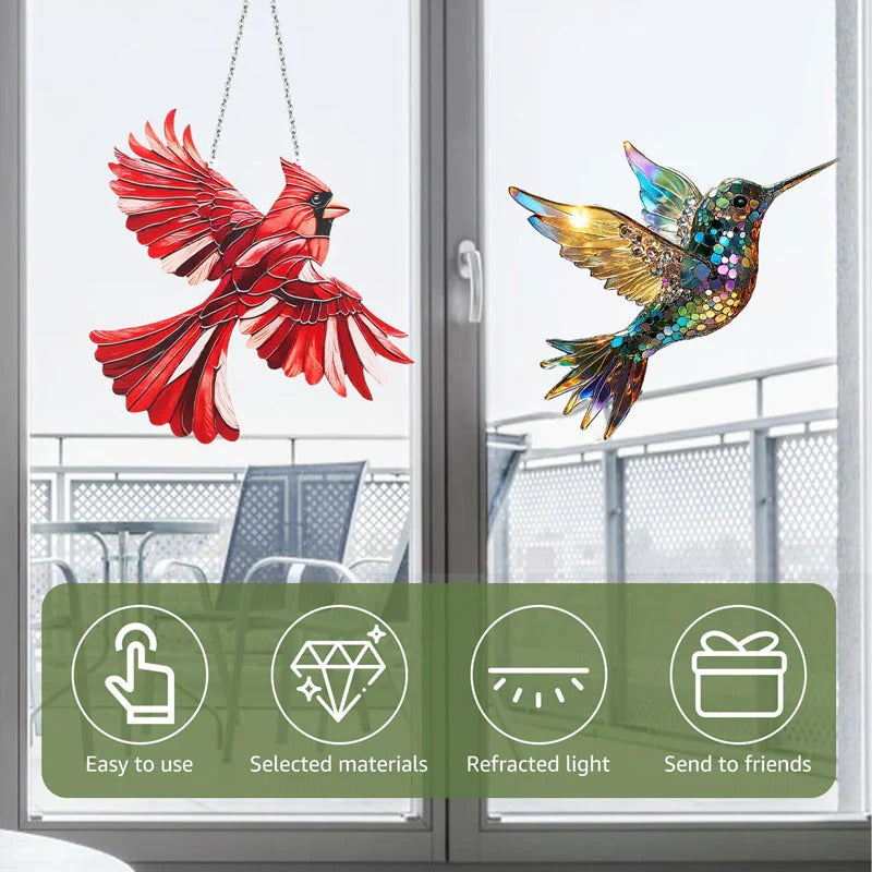 Vibrant Bird-Inspired Sunlight Reflector