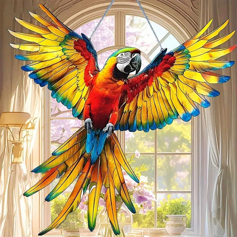 Vibrant Bird-Inspired Sunlight Reflector