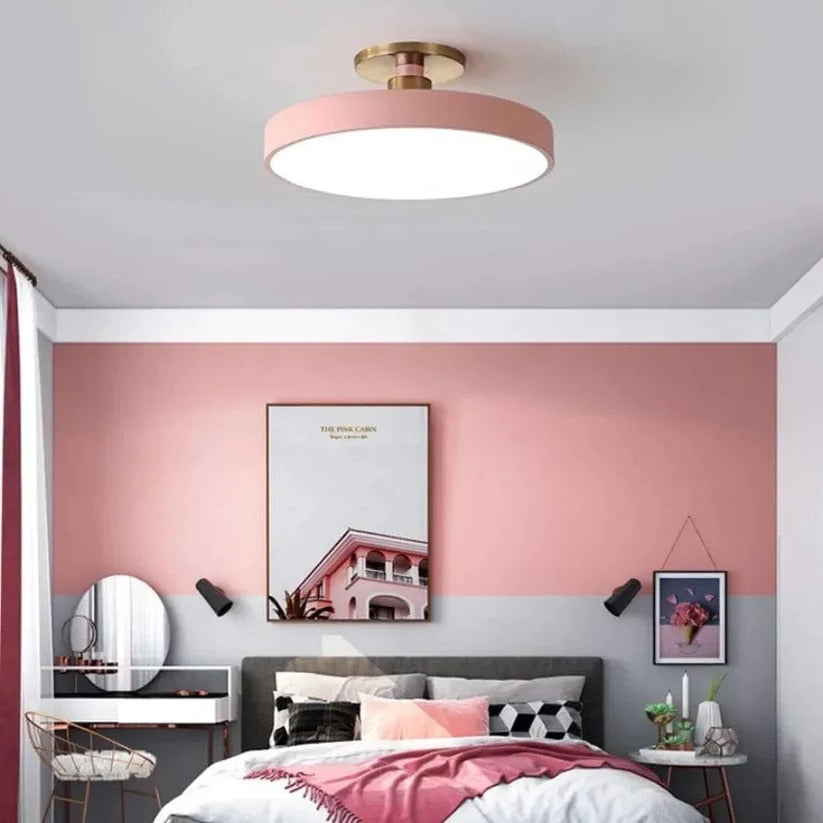 Sleek LED Flush-Mount Ceiling Lamp for Any Room