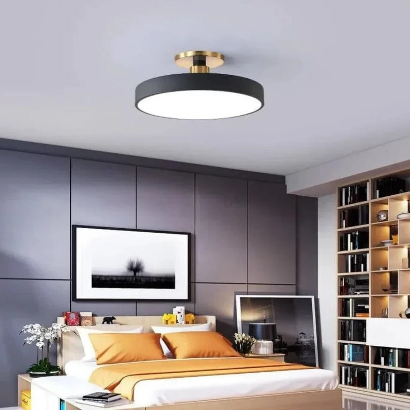 Sleek LED Flush-Mount Ceiling Lamp for Any Room