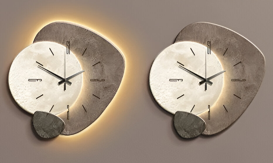 Sleek Silent Round Clock for Modern Spaces