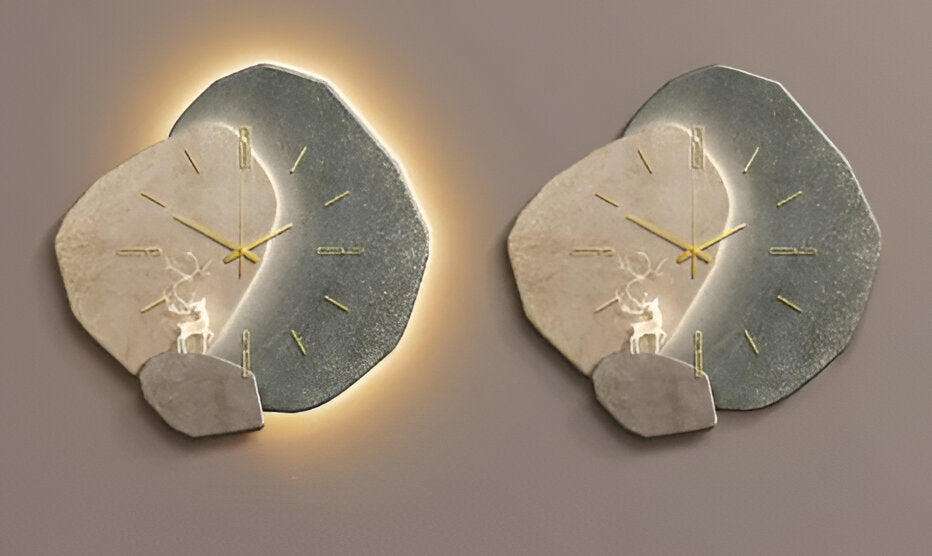 Sleek Silent Round Clock for Modern Spaces