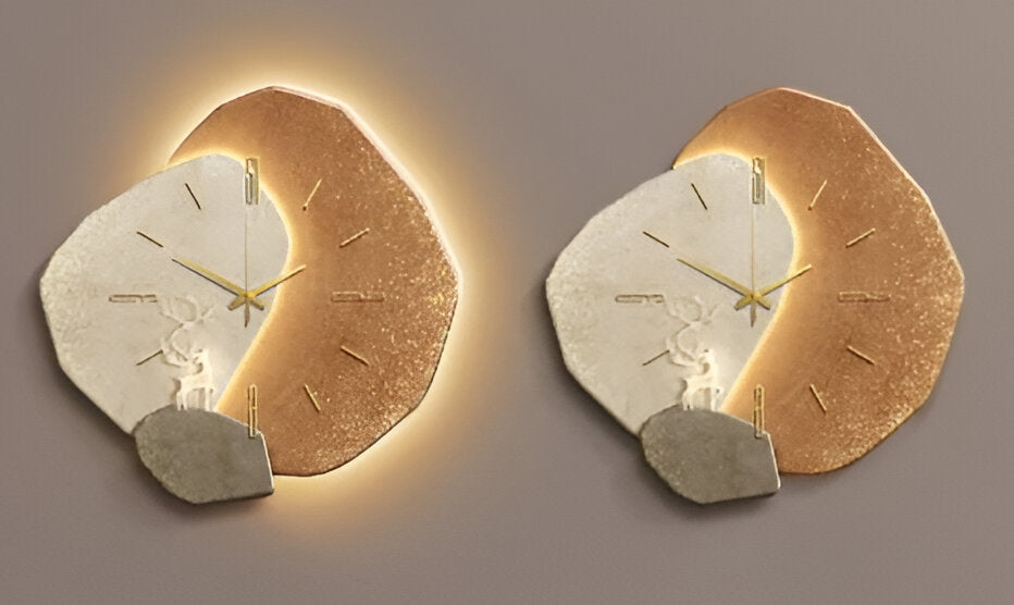 Sleek Silent Round Clock for Modern Spaces