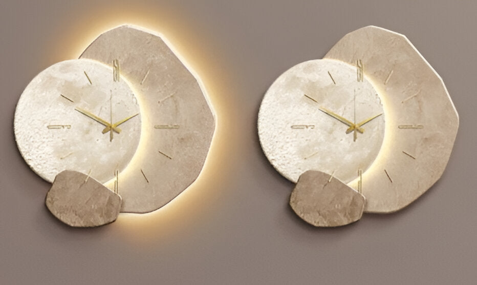 Sleek Silent Round Clock for Modern Spaces