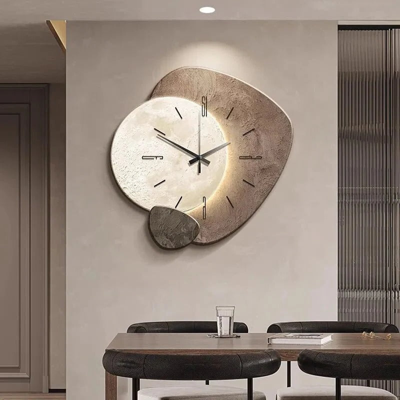 Sleek Silent Round Clock for Modern Spaces