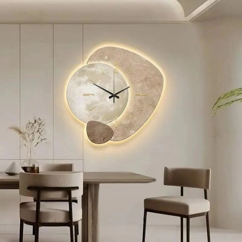Sleek Silent Round Clock for Modern Spaces