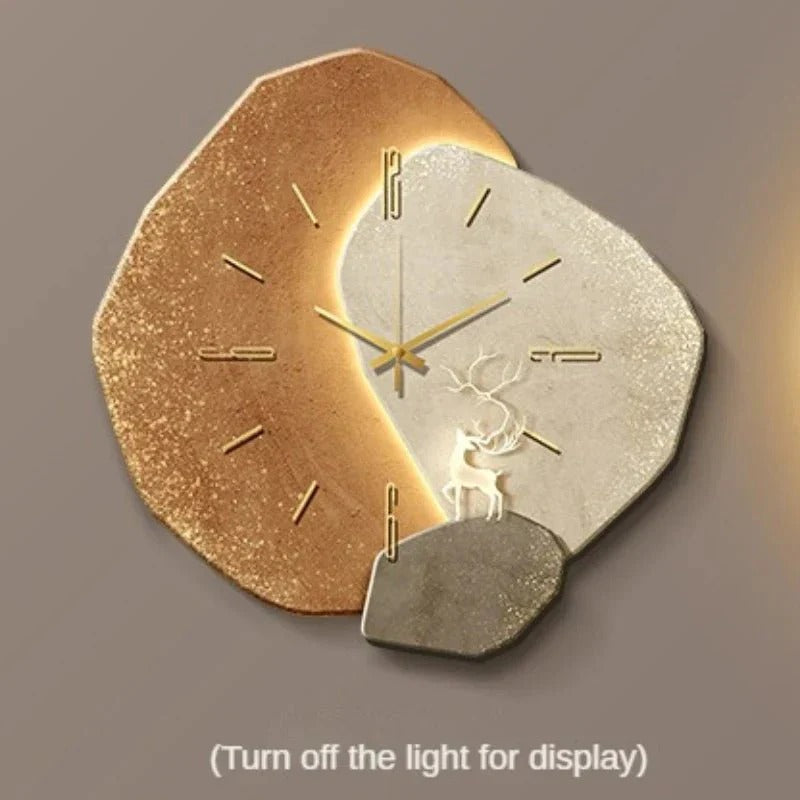 Sleek Silent Round Clock for Modern Spaces