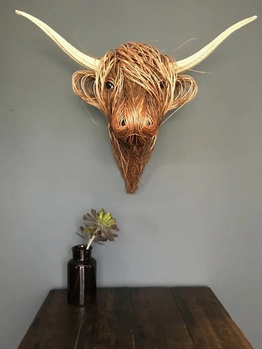 Rustic Highland Cow Wall Art for Bold Interiors