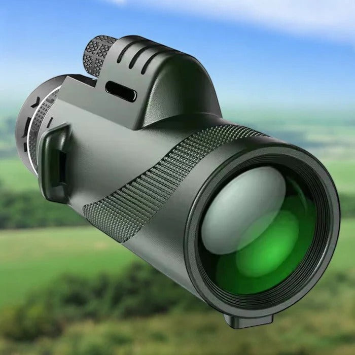 Ultra-Portable Monocular with 600x Zoom for Distant Views