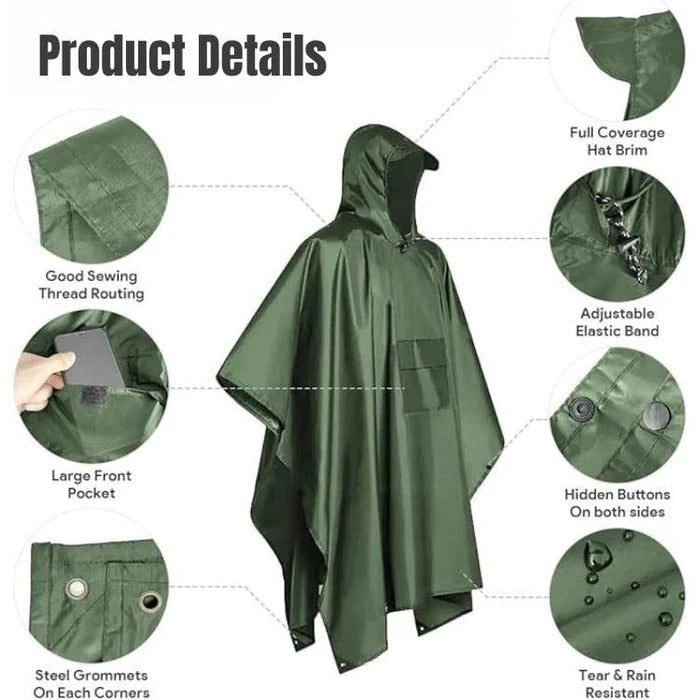 Versatile Rain Shield for All-Weather Adventures