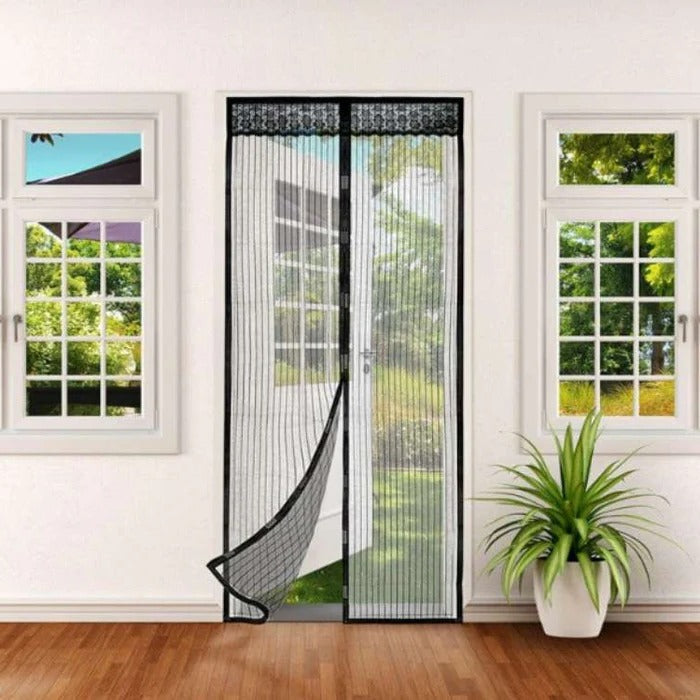 Insect-Resistant Magnetic Door Screen