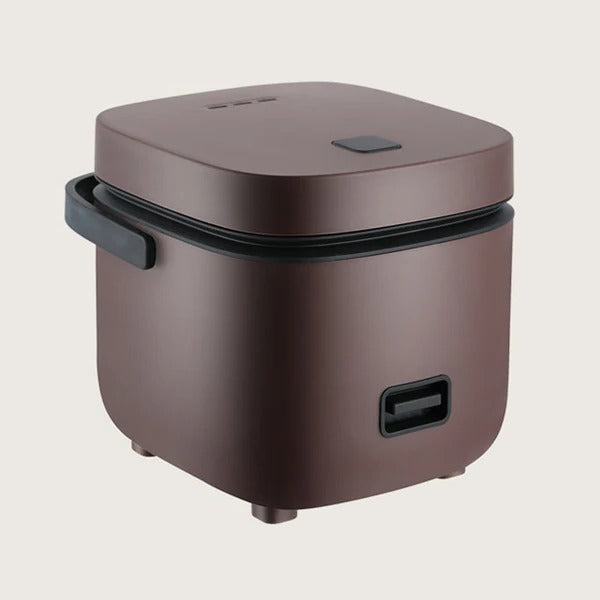 Compact Multi-Use Rice Cooker with Steamer Insert
