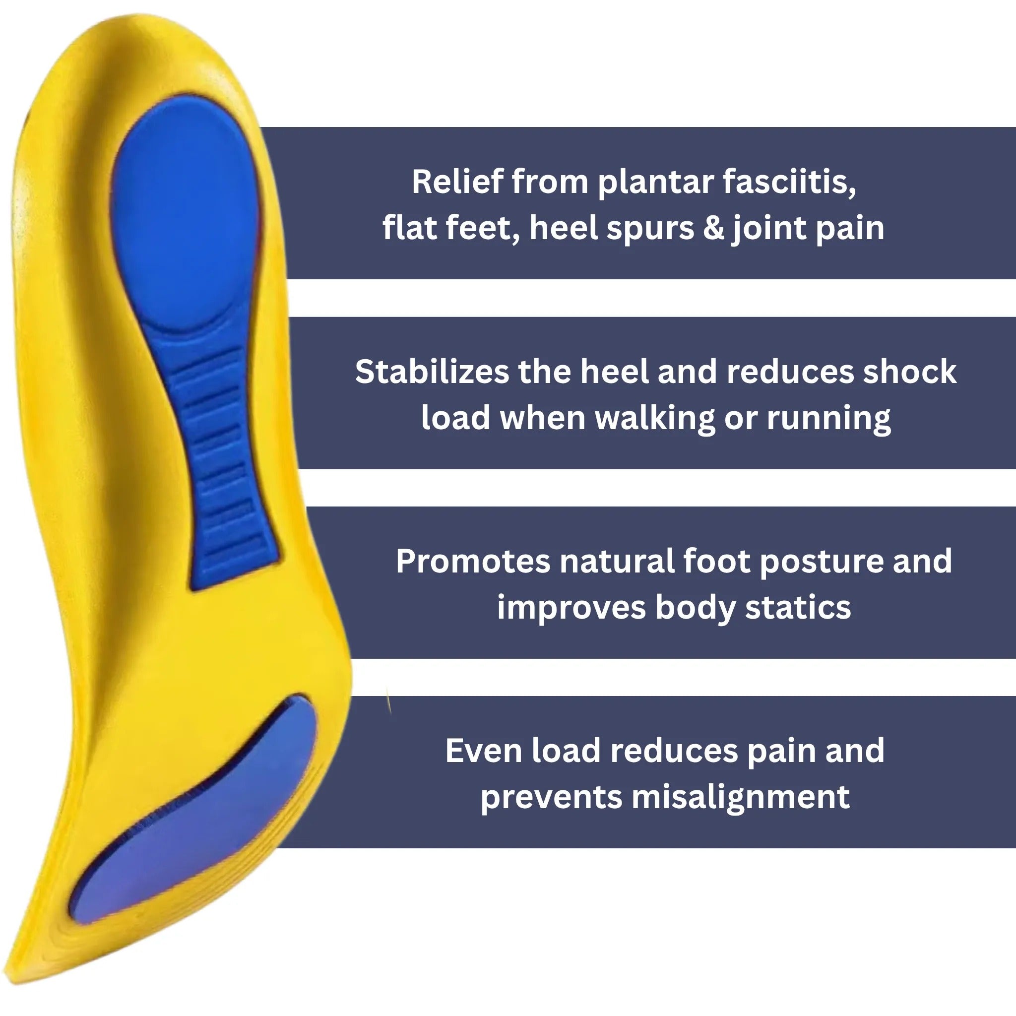 ComfortFit Insoles for Enhanced Foot Support