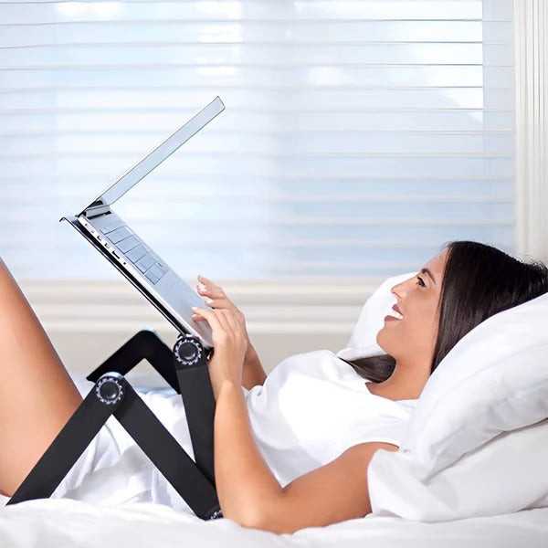 Versatile Laptop Elevation Station with Detachable Mouse Pad