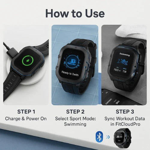 Ultimate Waterproof Fitness Watch for Active Lifestyles