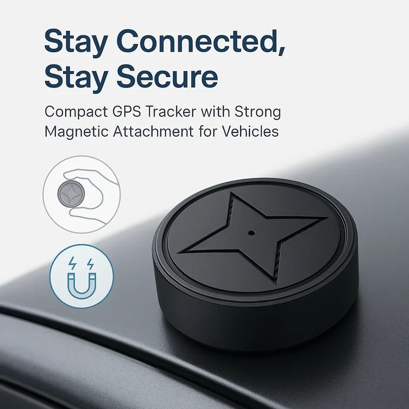 Compact Magnetic GPS Locator for Real-Time Tracking
