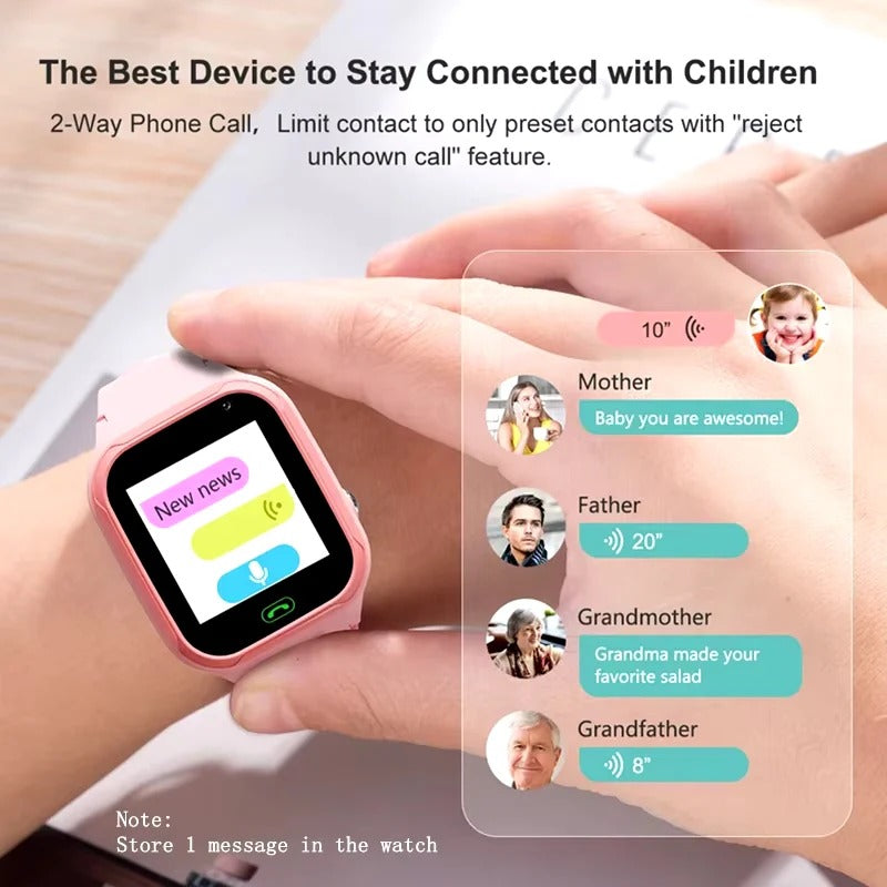 Child Safety GPS Smartwatch with Communication Features