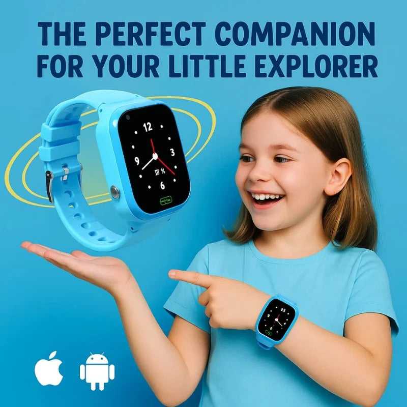 Child Safety GPS Smartwatch with Communication Features
