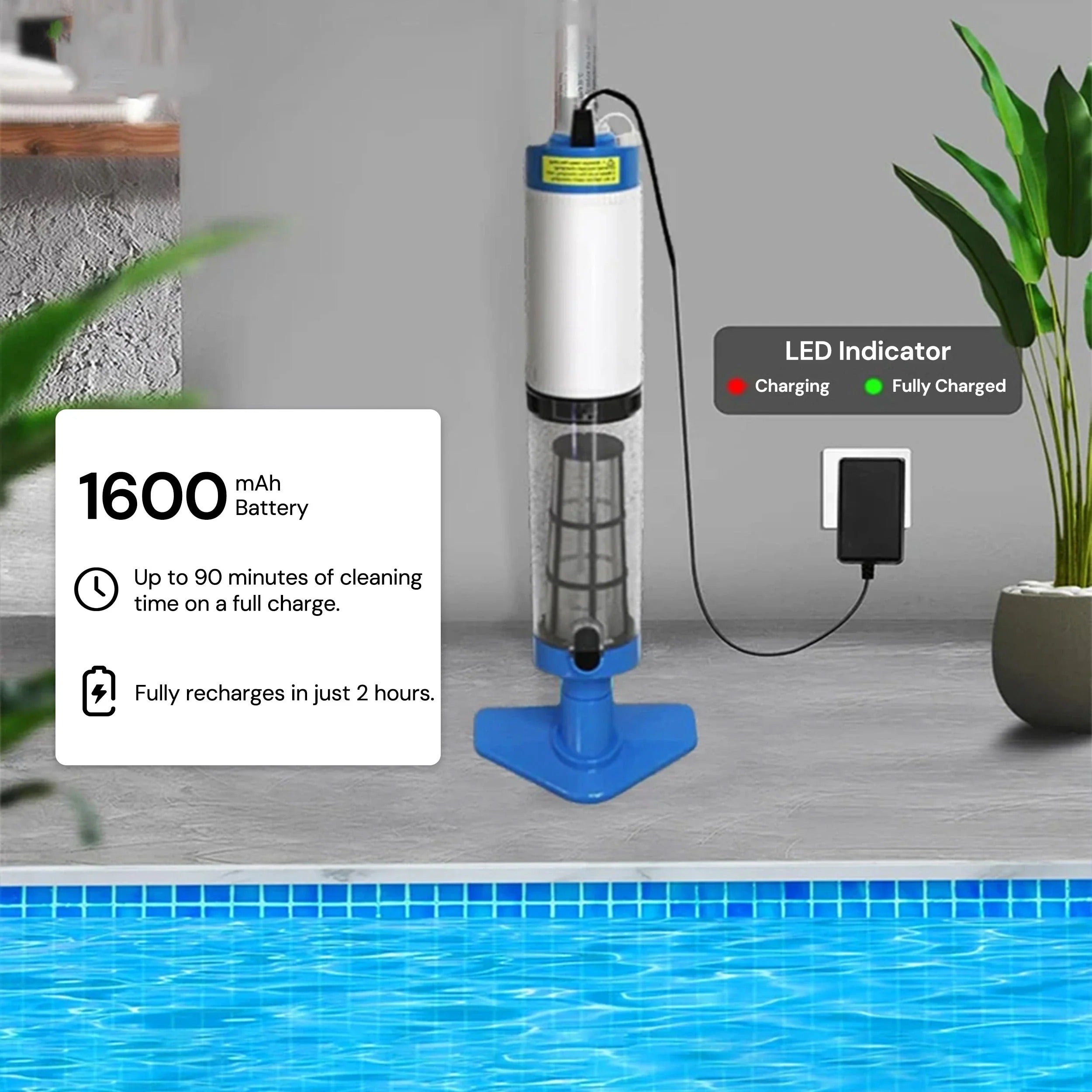 Wireless Pool Cleaning Device for Effortless Maintenance