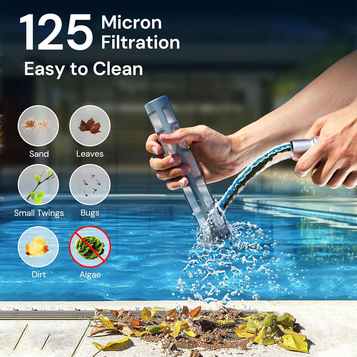 Wireless Pool Cleaning Device for Effortless Maintenance
