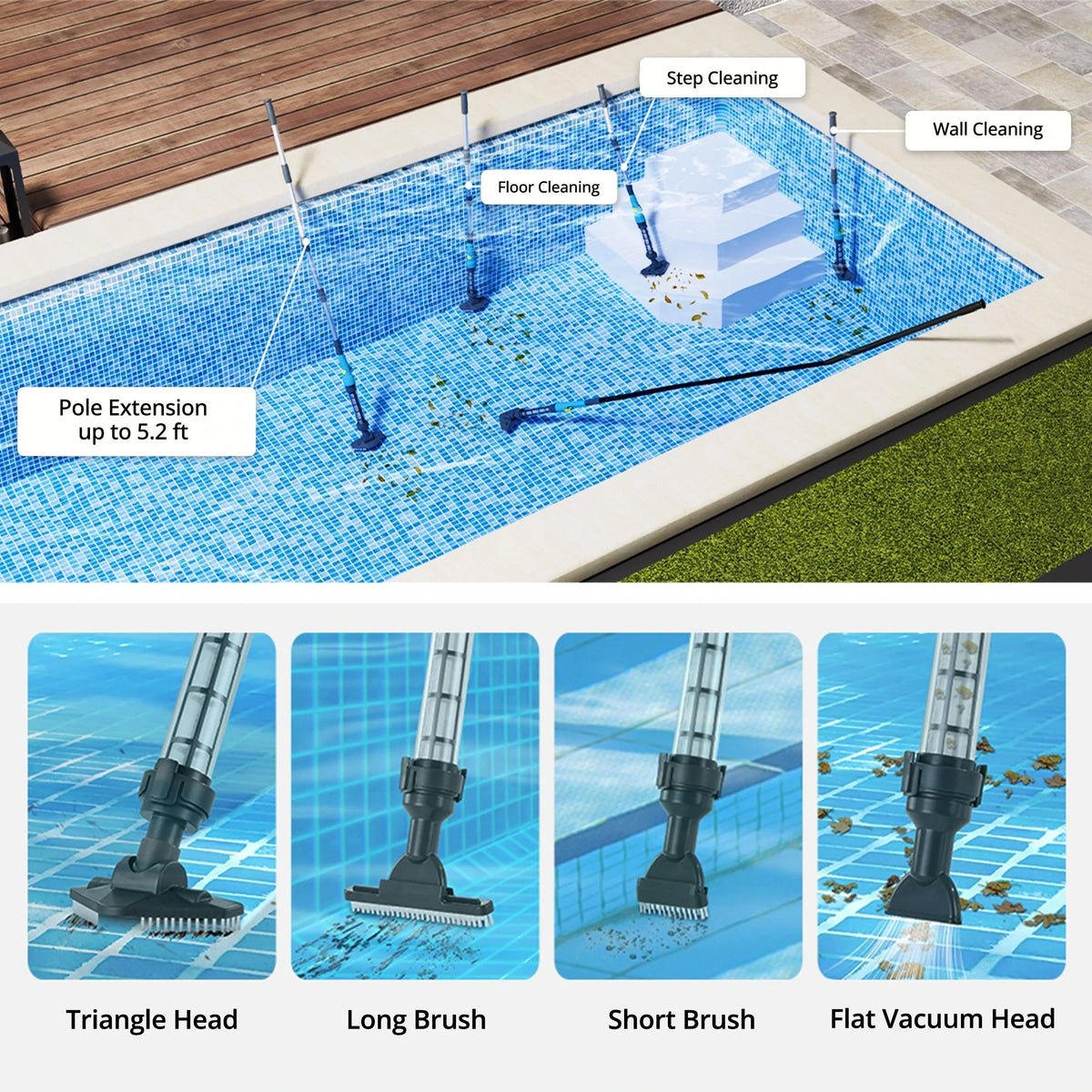 Wireless Pool Cleaning Device for Effortless Maintenance