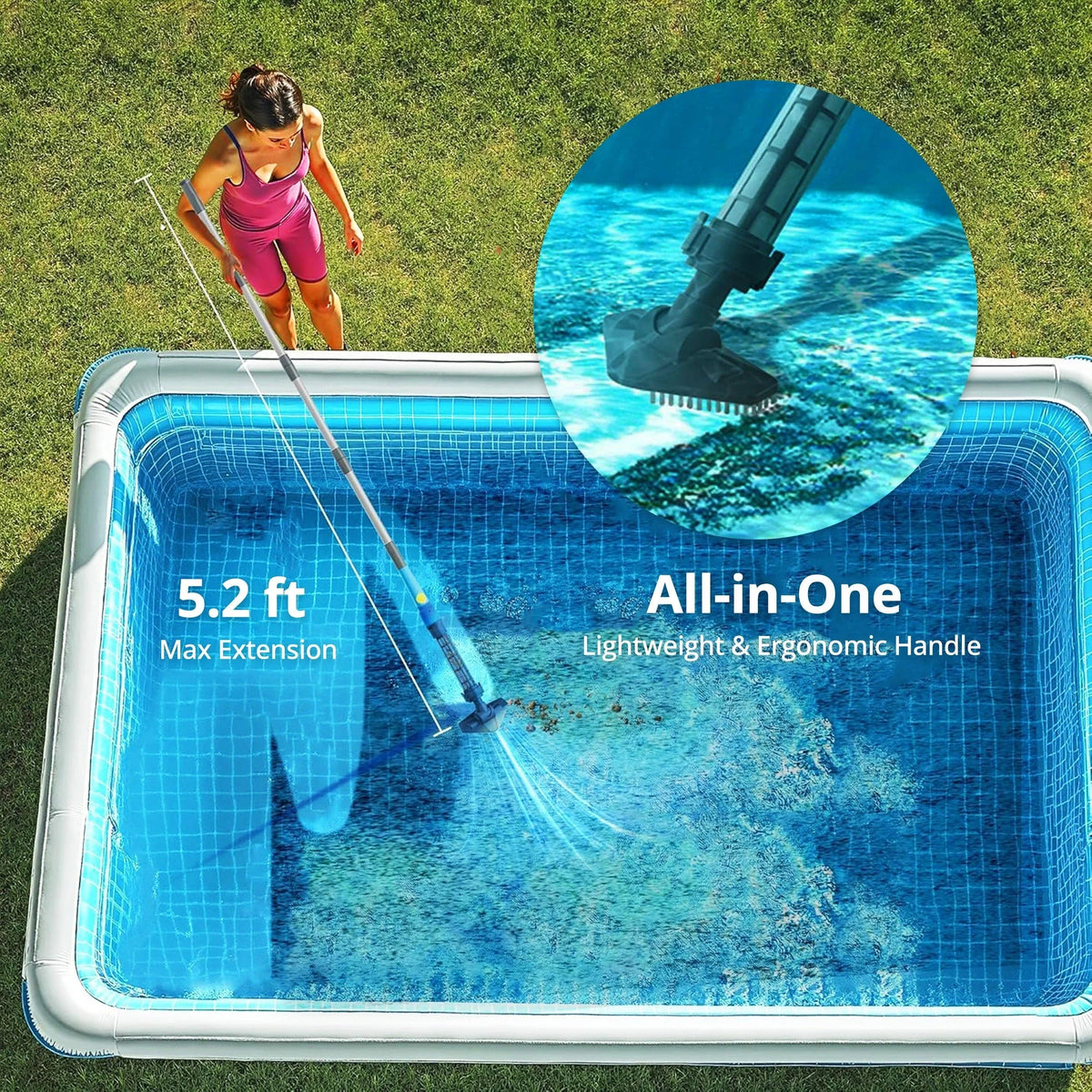 Wireless Pool Cleaning Device for Effortless Maintenance