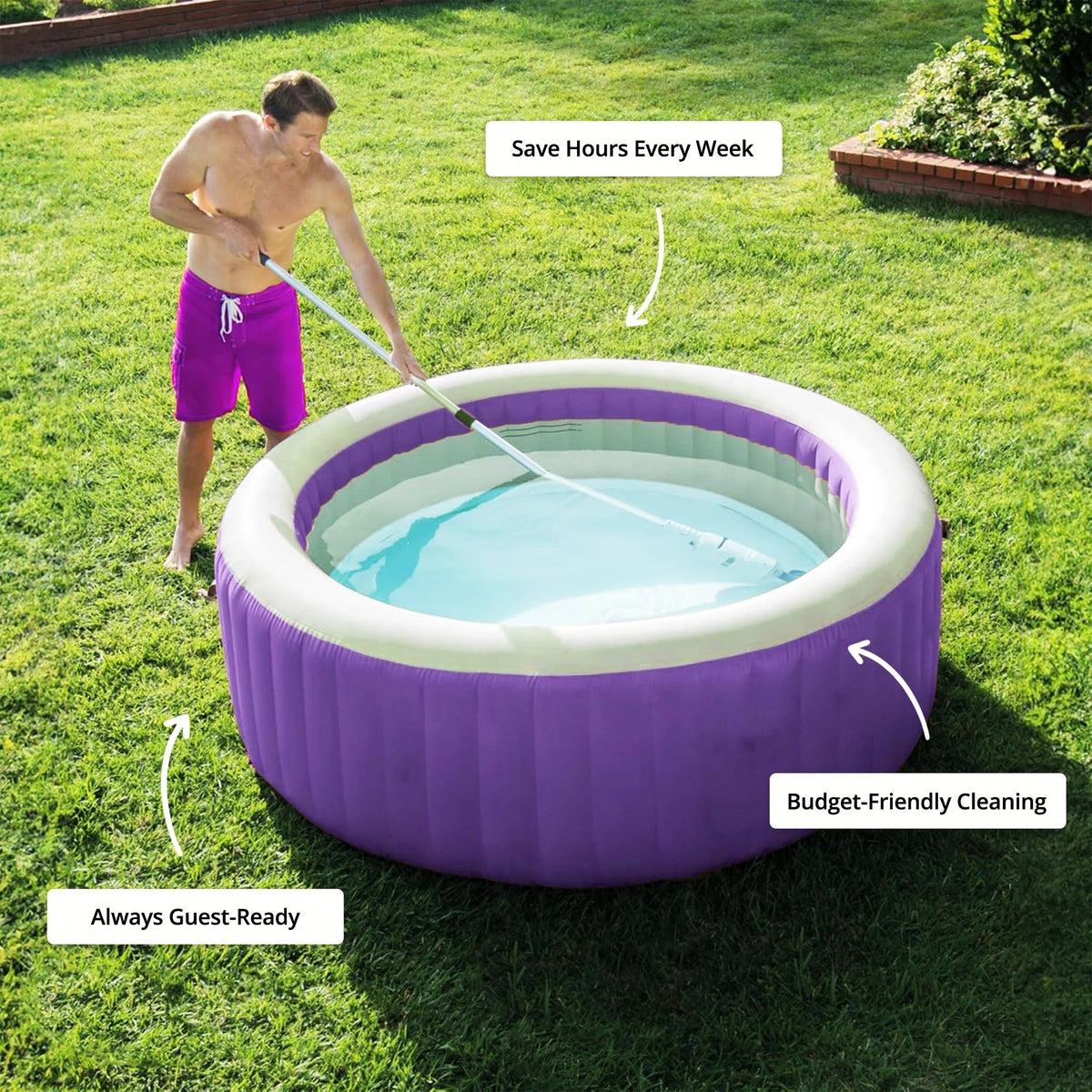 Wireless Pool Cleaning Device for Effortless Maintenance