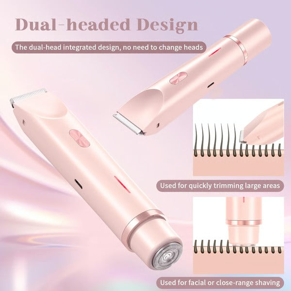 GlamWave Women's Rechargeable Grooming Shaver