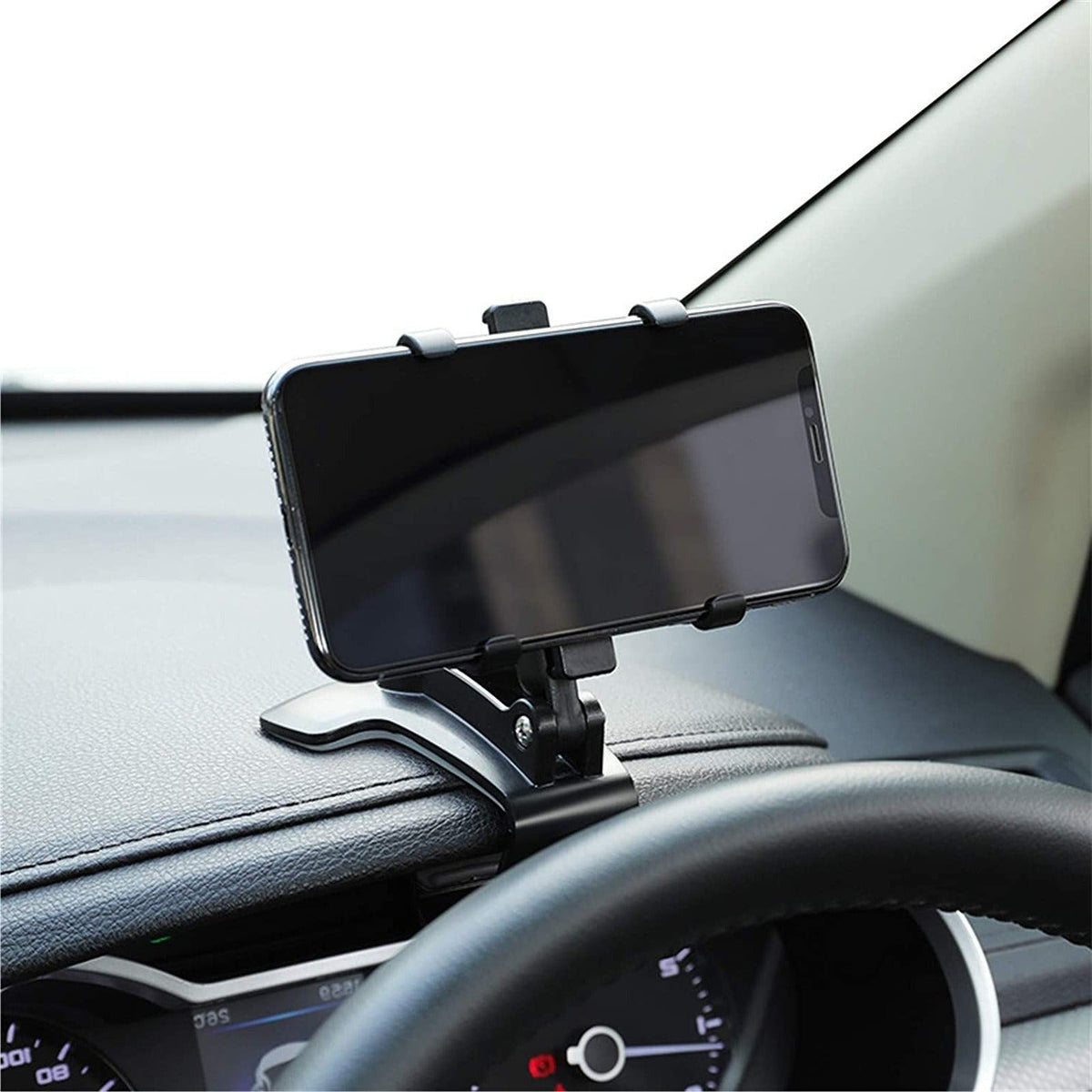 Versatile 360-Degree Smartphone Mount for Cars