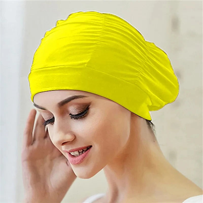 Chic Flexible Swim Cap for Effortless Style