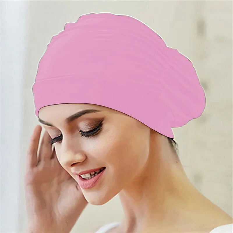 Chic Flexible Swim Cap for Effortless Style