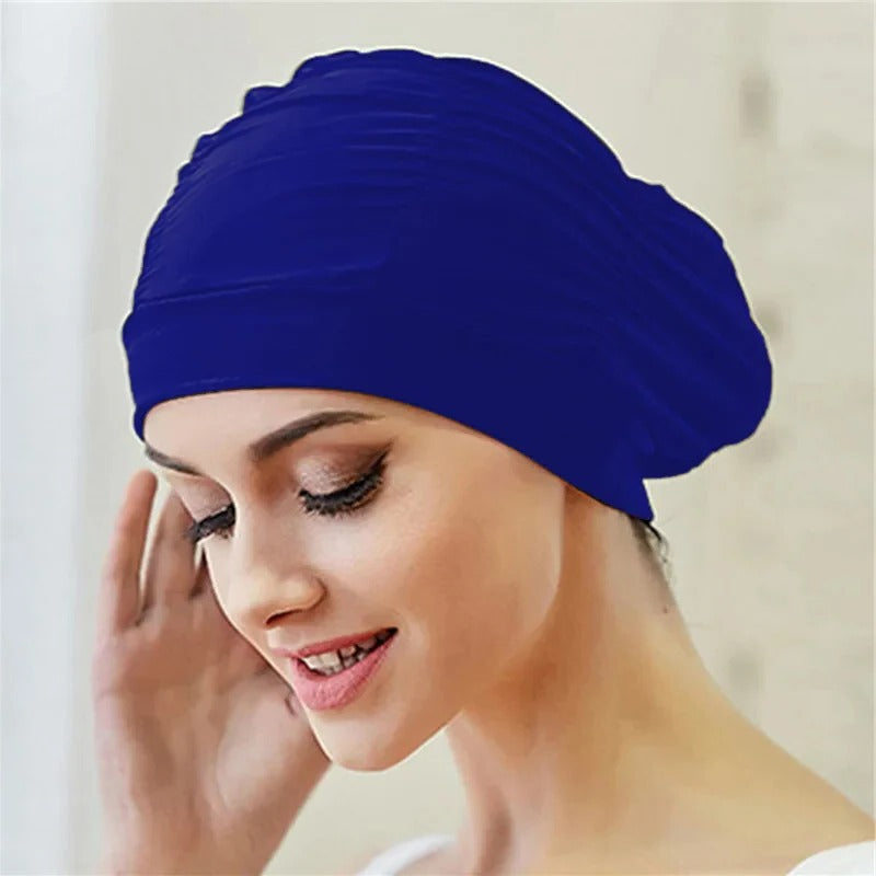 Chic Flexible Swim Cap for Effortless Style