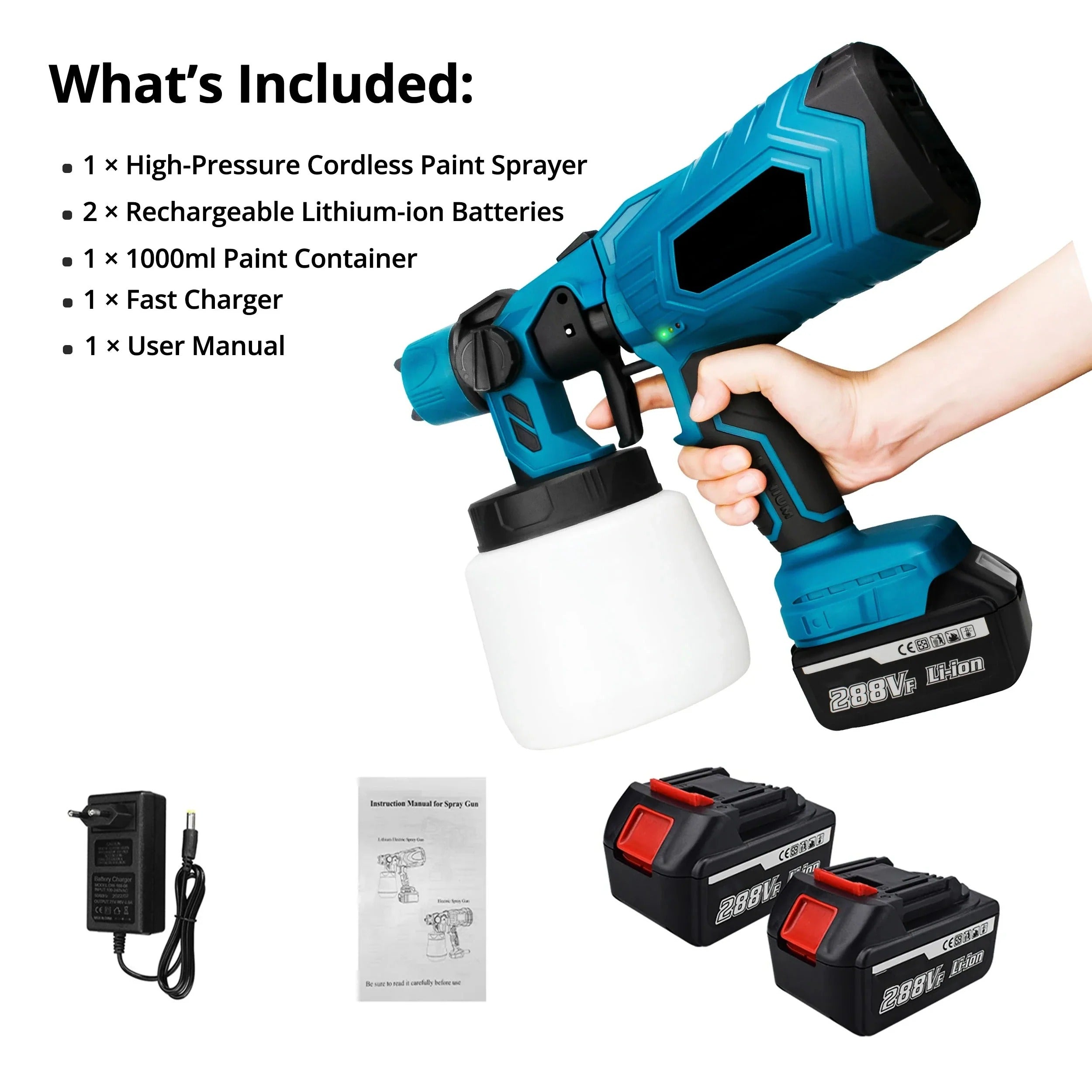 Wireless Paint Applicator for Effortless Finishing