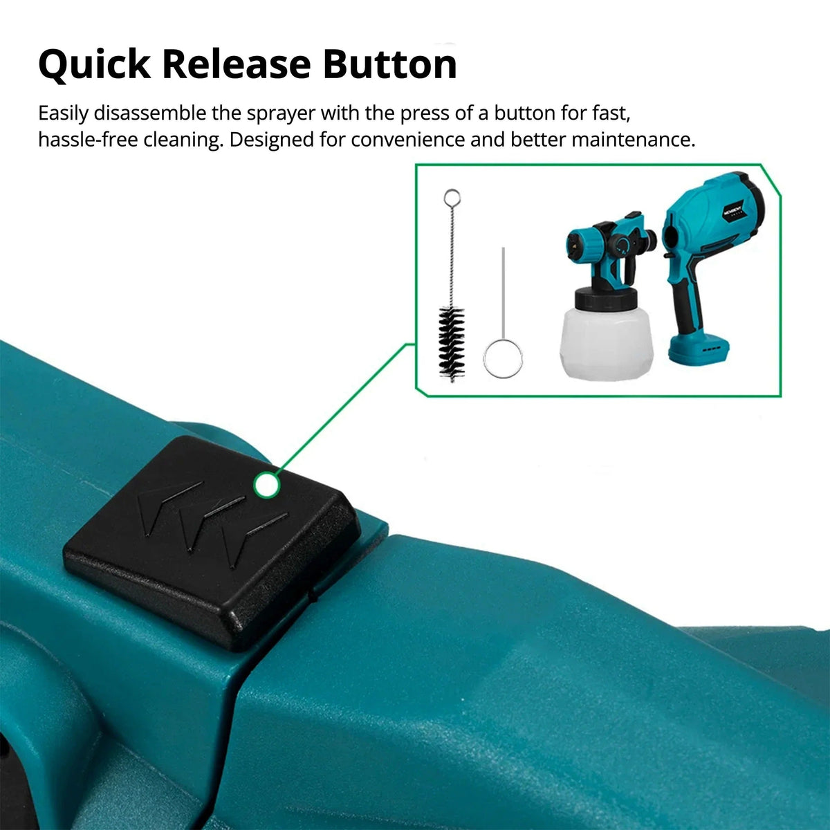 Wireless Paint Applicator for Effortless Finishing