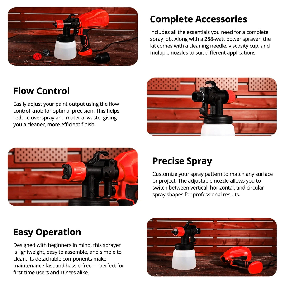 Wireless Paint Applicator for Effortless Finishing