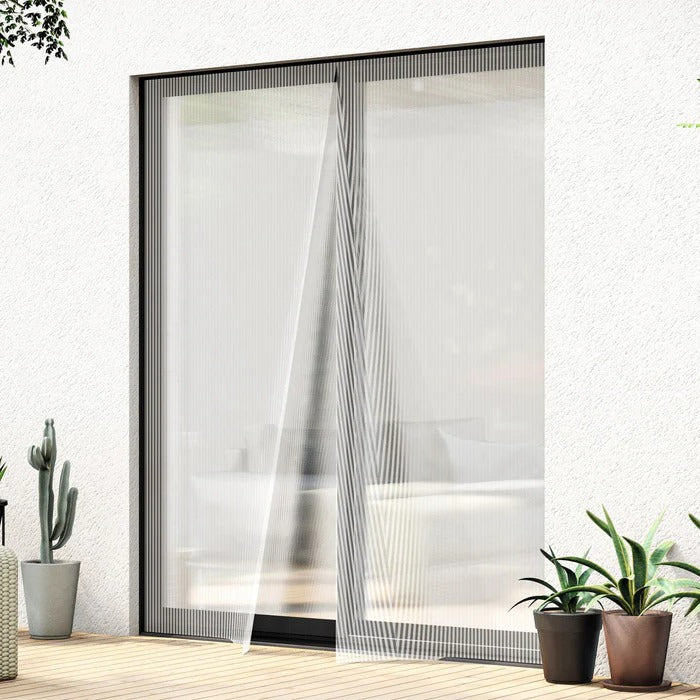 Insect-Blocking Magnetic Door Screen