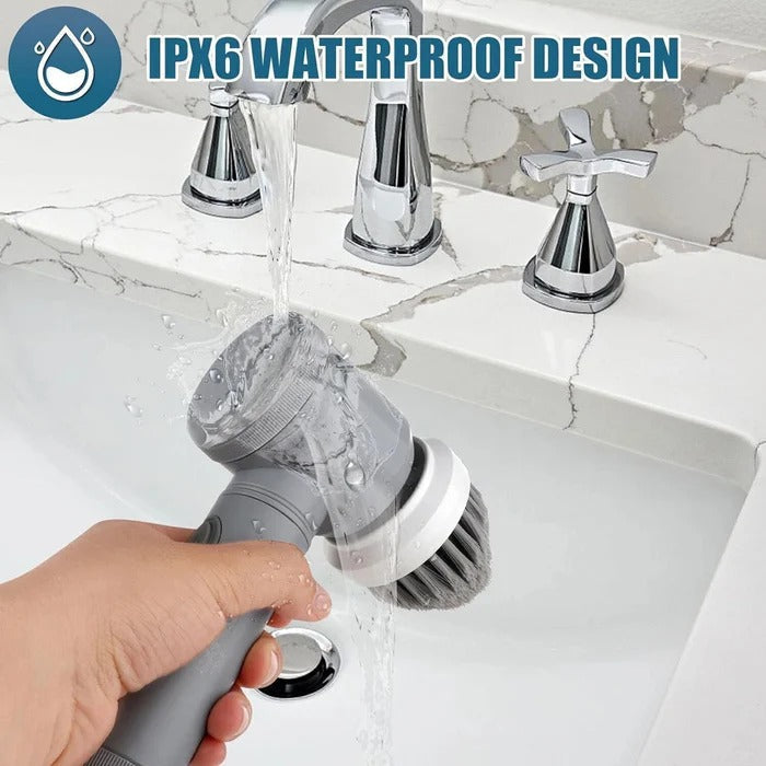 PowerClean Rotating Scrubber for Effortless Cleaning