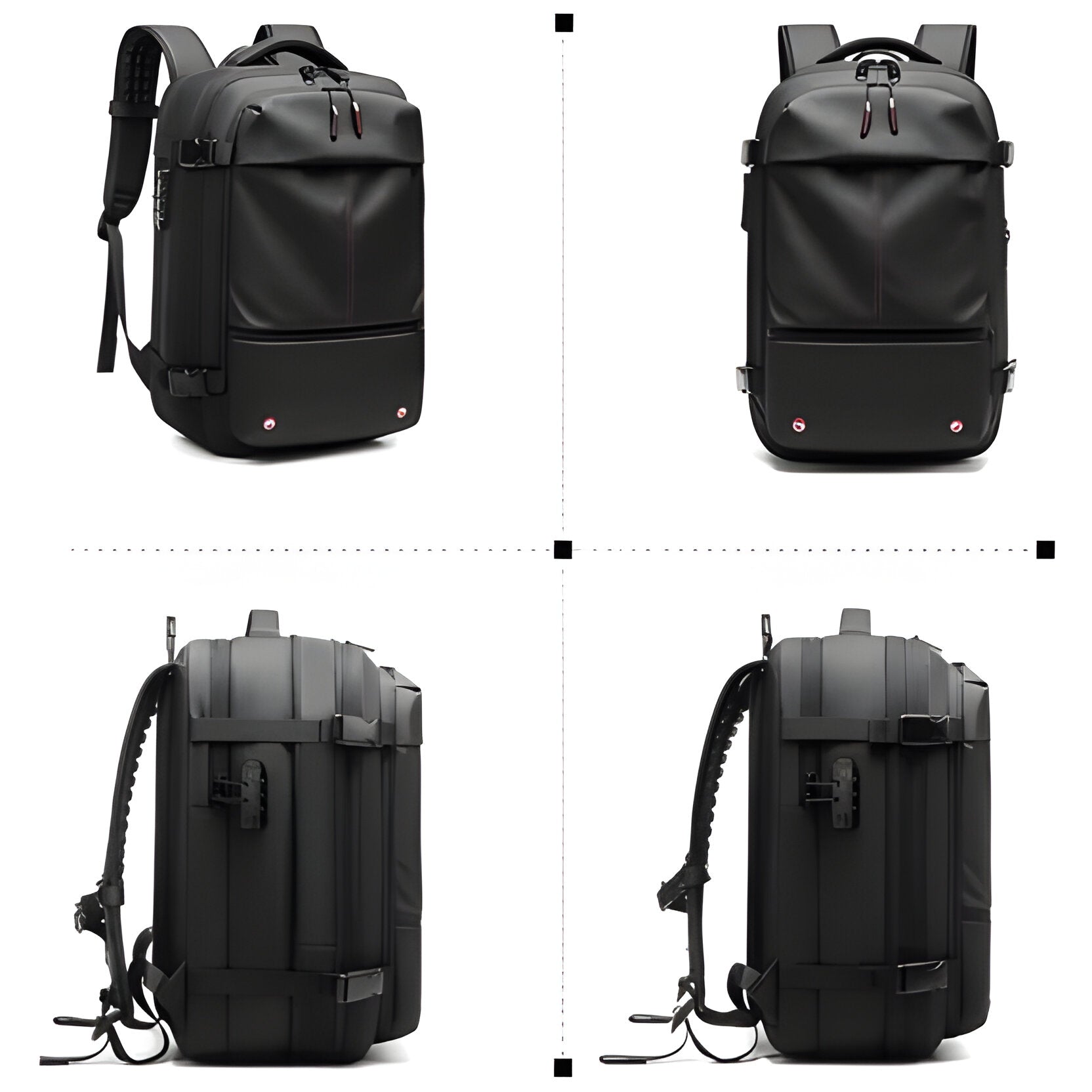Versatile Travel Backpack with Space-Saving Design
