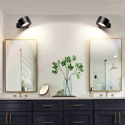 Versatile Rechargeable Wall Light with 360° Flexibility