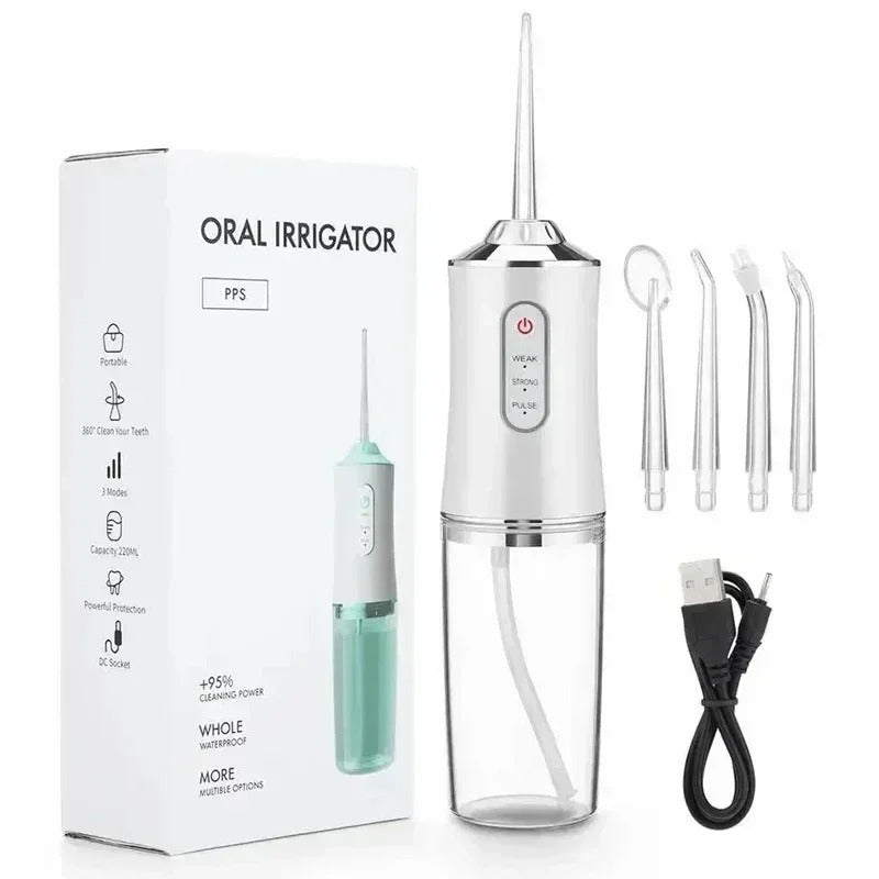 Portable Rechargeable Oral Irrigator for Superior Cleaning