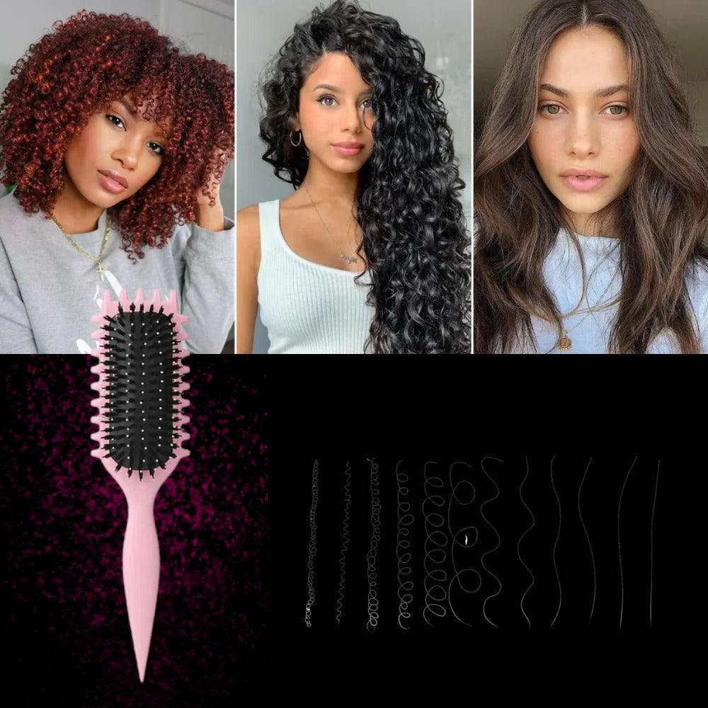 Ultimate Curl Shaping Brush for Effortless Styling