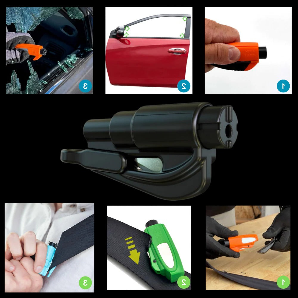 Ultimate 2-in-1 Vehicle Escape Tool