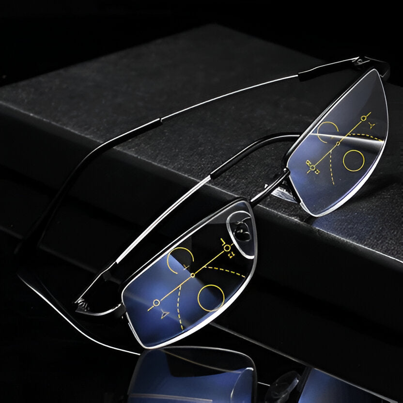 VisionFlex Adaptive Multifocal Eyewear – UV400 Photochromic Lenses